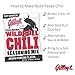 Gilley's Wild Bull Chili Seasoning Mix - Award-Winning Chili Mix, Authentic Texas Seasoning - 6 Pack