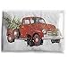 Mary Lake-Thompson - HOLIDAY TRUCK BAGGED TOWEL, Red