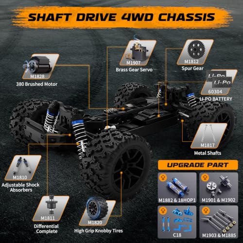 Image of HAIBOXING 18859 1:18 Scale RC Monster Truck 36km /h Speed, 4X4 Off Road Cars