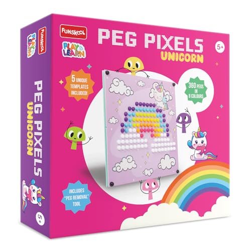 See full amazon price history chart for Funskool-Peg Pixels - Unicorn,Educational,360 Pegs in 8 Colours,Puzzle with 5 Designs DIY,for 5 Year Old Kids and Above,Toy Funskool-Peg Pixels - Unicorn,Educational,360 Pegs in 8 Colours,Puzzle with 5 Designs DIY,for 5 Year Old Kids and Above,Toy (B0CZTL83PP) Amazon Price History, Amazon Price Tracker