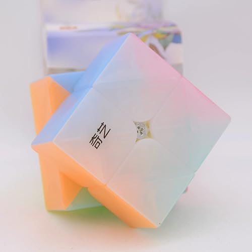 Miniatura 3 de Bukefuno QY Toys - Cubo de gelatina Qidi S de 2 x 2, rompecabezas mágico MoFangGe 2 x 2 cubo de gelatina sin pegatinas, cubo de velocidad