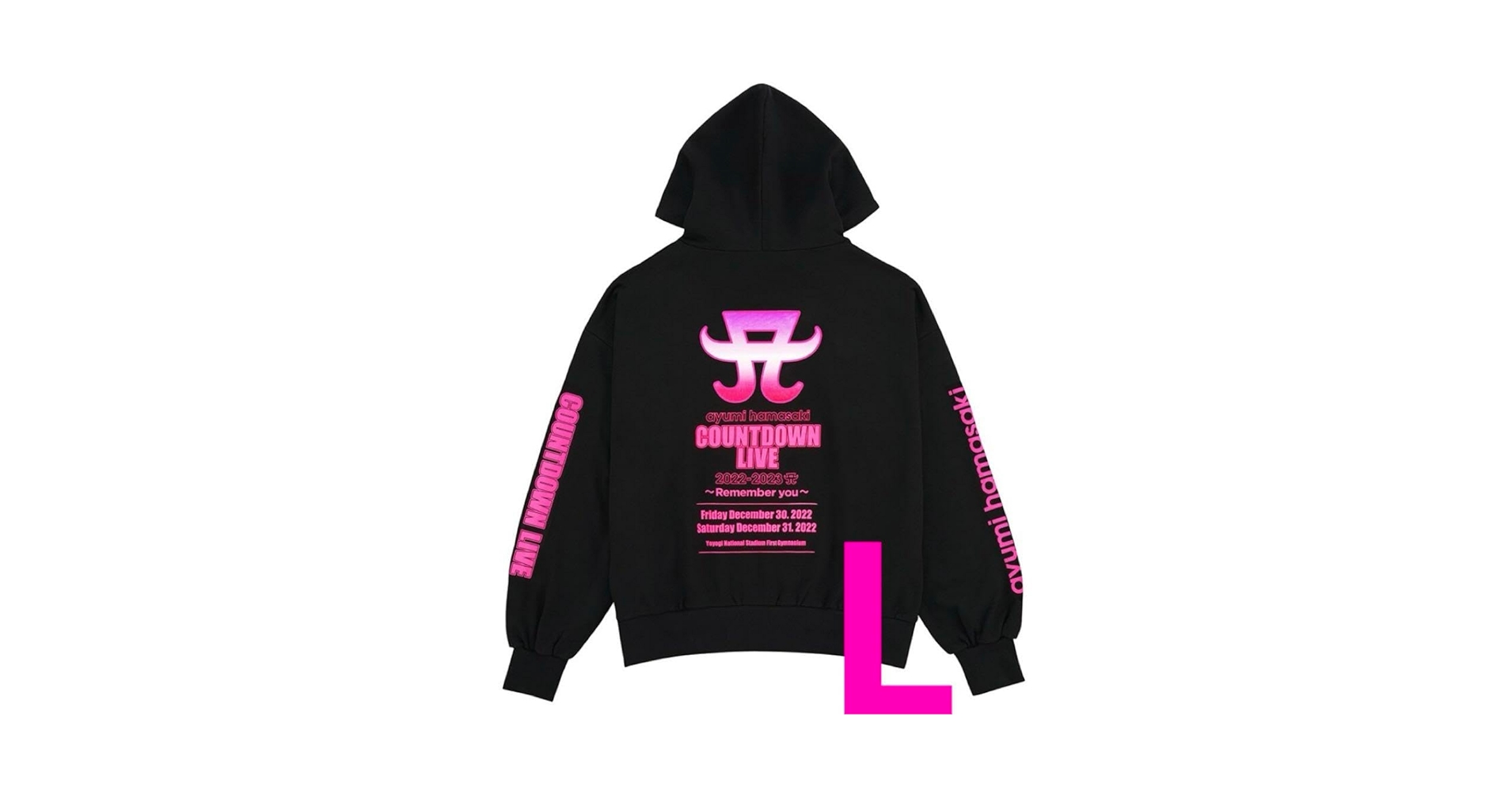 Amazon.co.jp: 浜崎あゆみ カウントダウン パーカー Remember you L Amazon.co.jp: 浜崎あゆみ カウントダウン パーカー Remember you L