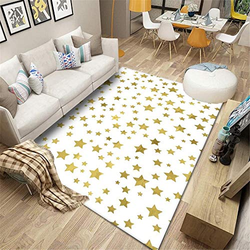 Alfombras Salon Baratas Amarilla Marca AU-SHTANG