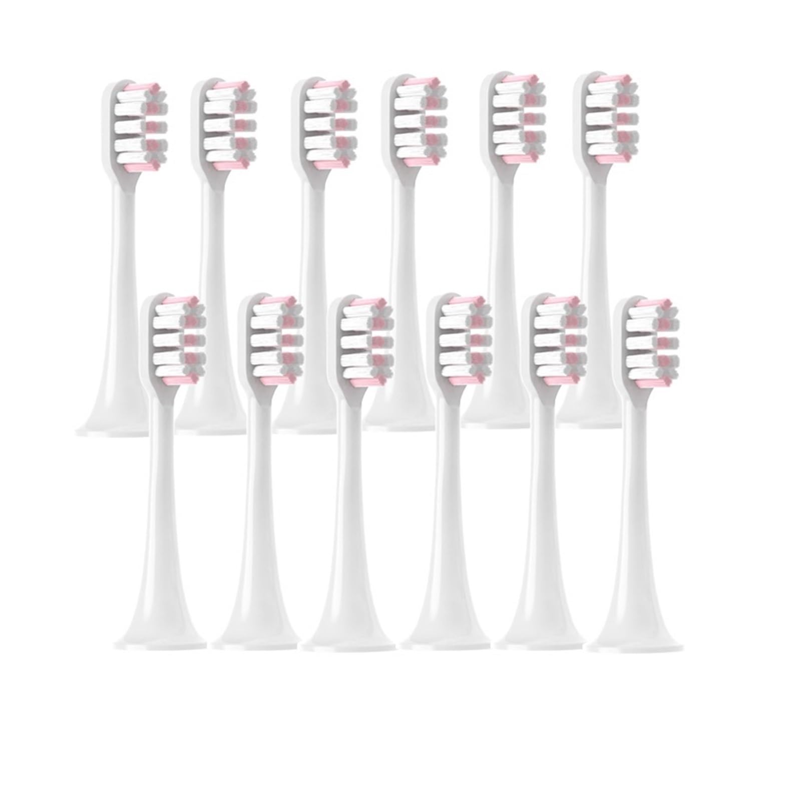 tianwandong 12 sztuk wymiennych końcówek szczoteczki do T300/T500/T700 Sonic Electric Tooth Soft Bristle Caps Vacuum Pack Nozzles(12Pink)