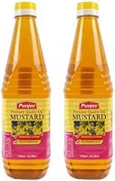 Punjas - 100% Pure Premium Quality Mustard Oil (Pack Of 2 x 25.36 Oz Bottle) Extracted from Fresh Mustard Seeds FijiProduct.com