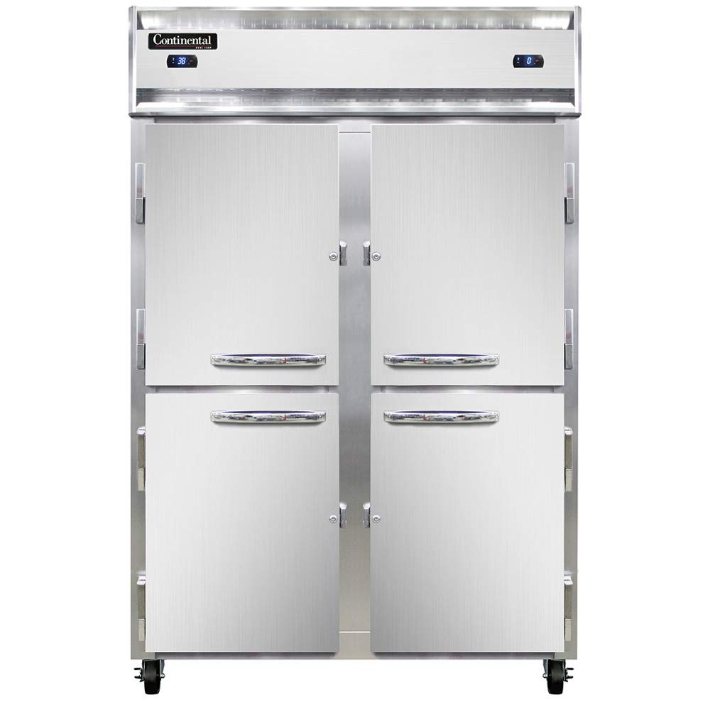 Refrigerator-Freezer Two-Section by Continental – Stainless-Steel, Model 2RF-SS-HD