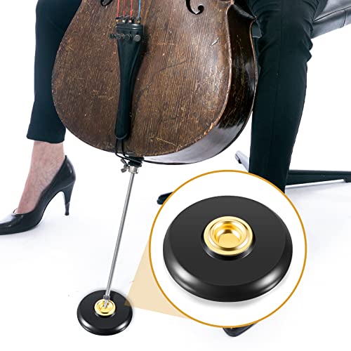 image for Nuanchu 4-piece Cello Endpin Anchor Set - Non-slip Mat, Strap Stopper,
