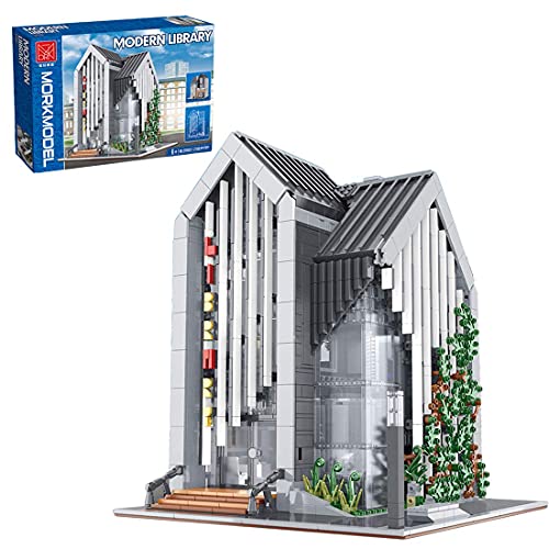 TYPIS Hausbausteine, Science Fiction Bank, Architektur Bausteine Set, Modulargebäude, kompatibel mit LEGO Haus (4185…