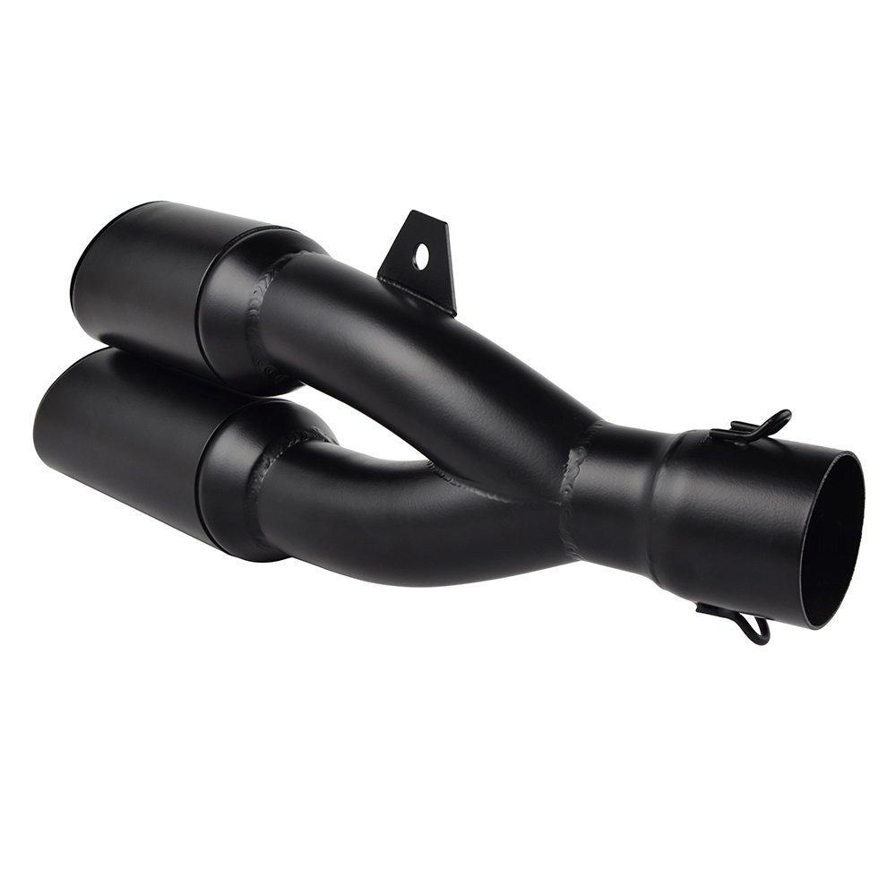universale 38-51mm Slip On Dual Silenziatore di scarico Tubo di scarico marmitta con DB rimovibile Killer per moto Scooter Street Dirt Bike ATV