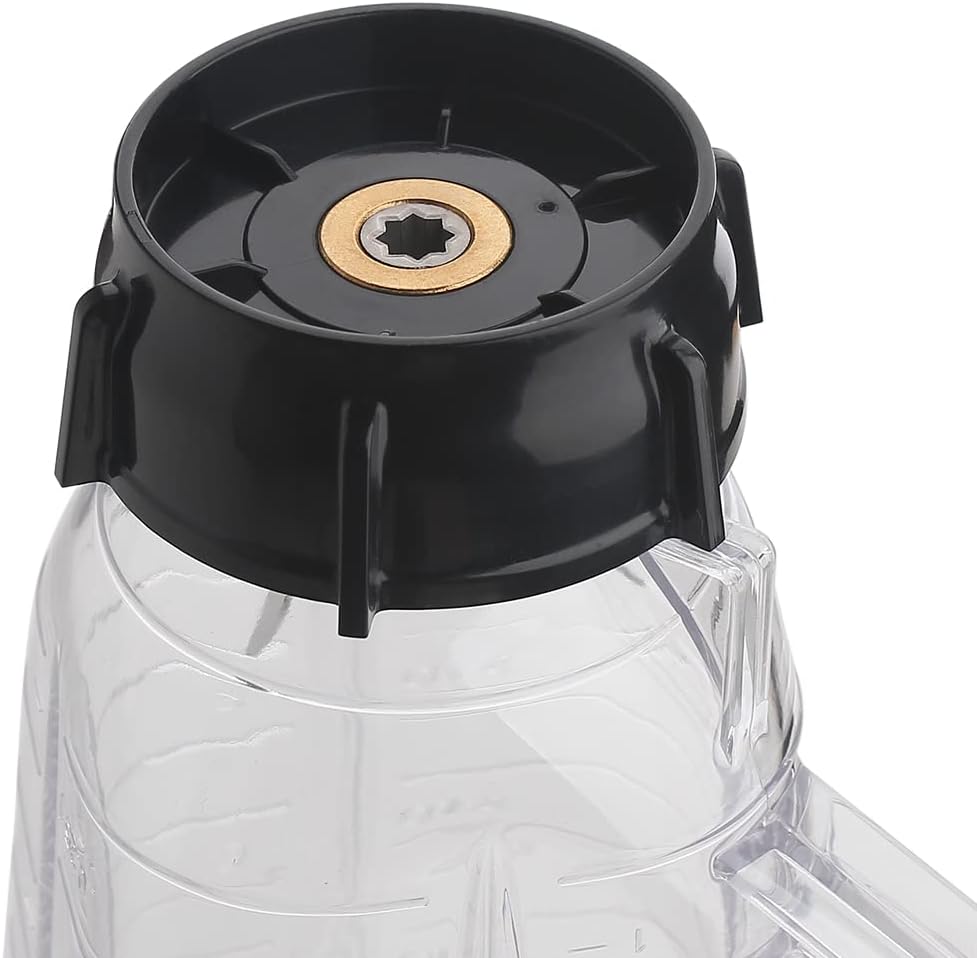 Replacement parts 5-Cup Square Plastic Jar With Lid,Compatible with Oster Blenders
