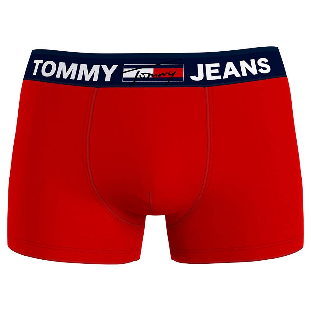 Tommy Hilfiger Men's Trunk Trunks, Red (Primary Red), S