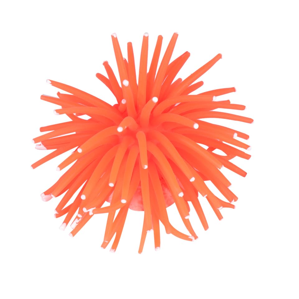 Yardwe Simulation Sea Urchins Aquarium Coral Decoration 2.4X2.8X2.4 Inches Fish Tank Ornament for Aquatic Landscaping Natural Hiding Spots for Fish and Reptiles