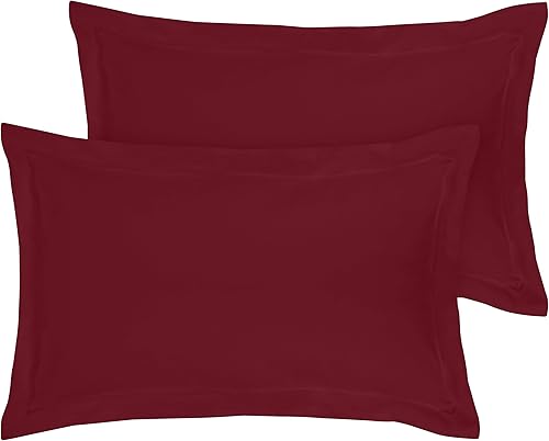 ROYALE LINENS Paquete de 2 fundas de almohada tamaño King de 20 x 36 pulgadas, microfibra cepillada 1800, fundas de almohada de cama, resistentes a