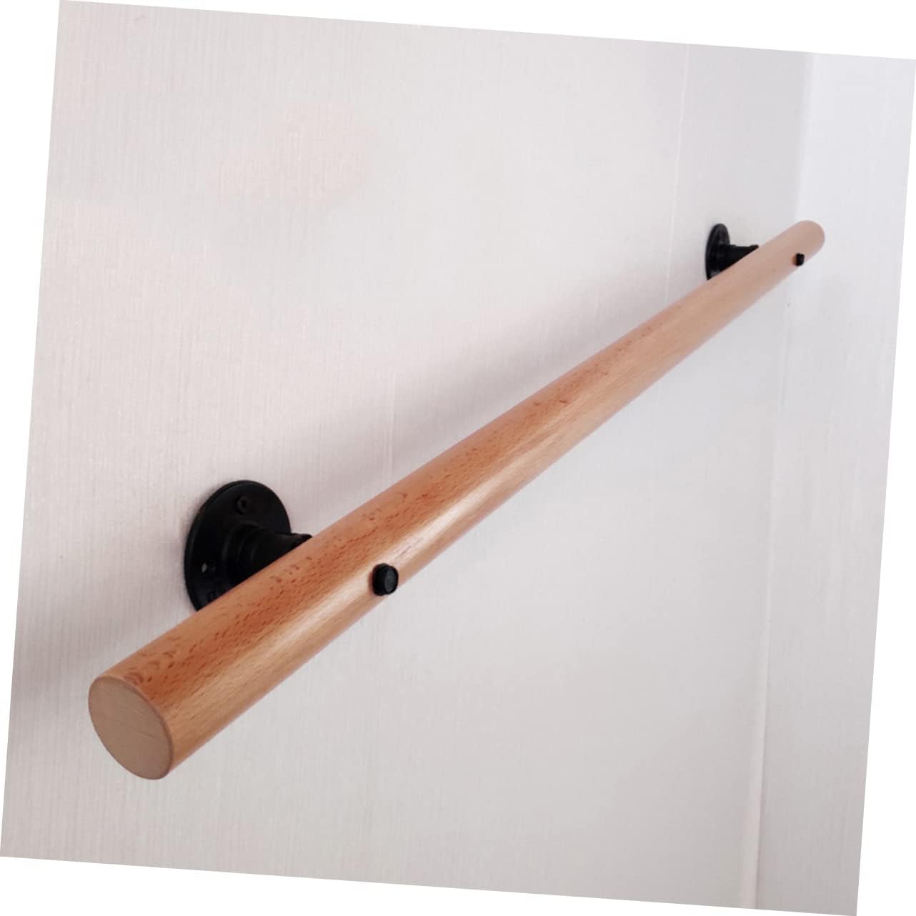2pcs Iron Handrail Bracket Handrail Mounting Holder for Stairs for Indoor Stairs Railings