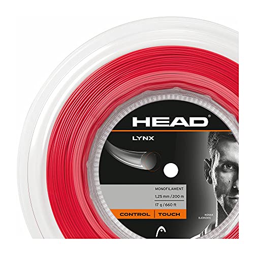 Corda Raquete Tênis Lynx 17 1.25mm 200M Vermelho MPOWER