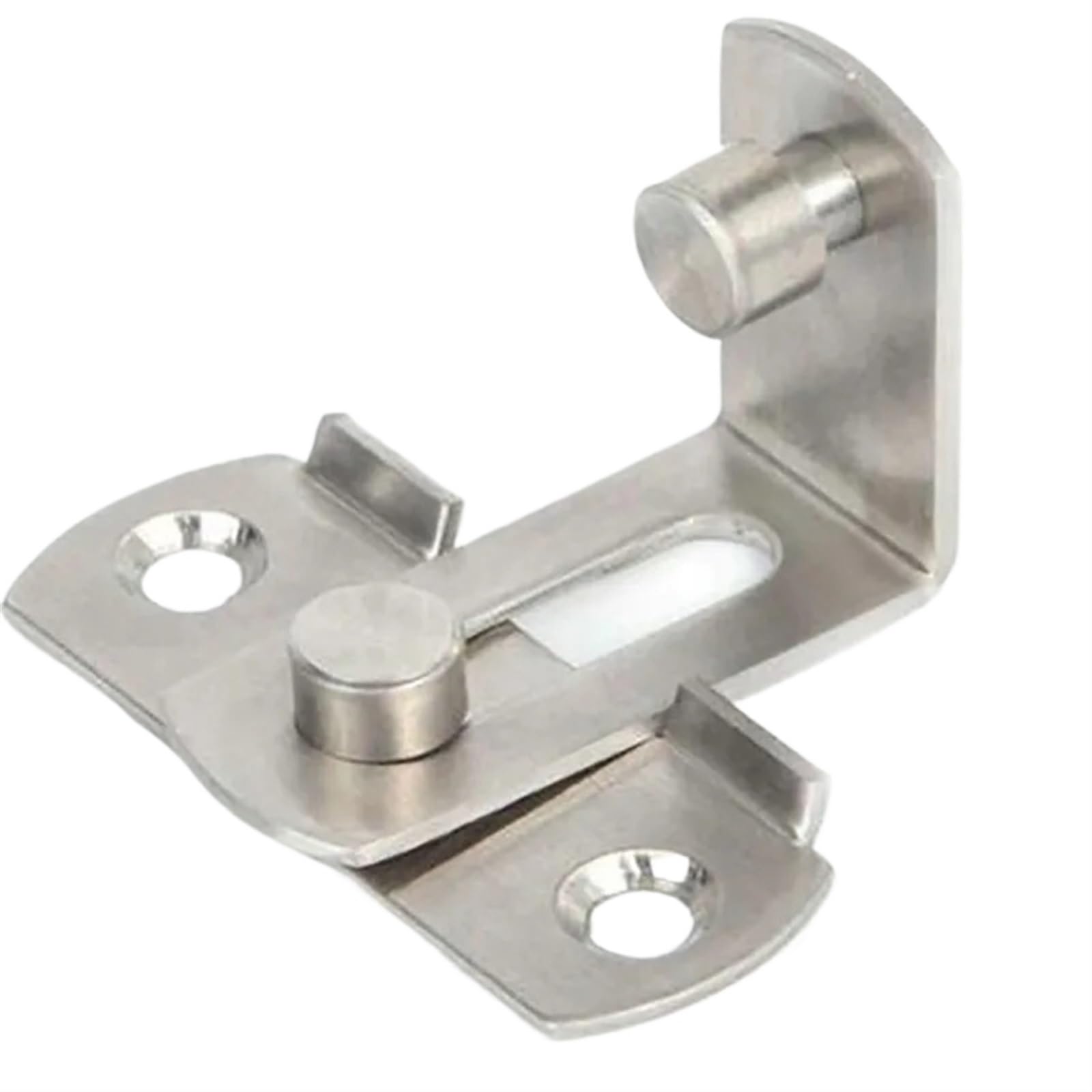 Naqzrxpml 7.5X2.5cm Stainless Steel Door Bolt 90 Degree Bending Latch For Door Window Bathroom(7.5X2.5cm)
