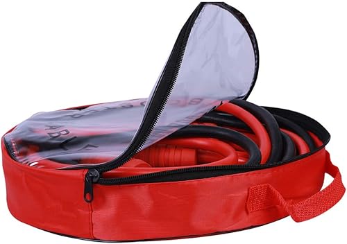 Miniatura 9 de ZESUPER Cables de arranque de alta resistencia para automóvil, 1200 amperios, calibre 2, 20 pies, línea de arranque de emergencia para automóvil,