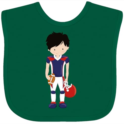 inktastic Rugby, Football, Cute Boy, Black Hair Baby Bib
