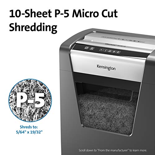 Image of Kensington K52077AM Micro Cut Shredder - OfficeAssist M150-Hs Anti-Jam