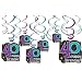 40th Celebration Value Pack Hanging Swirl Decorations, Birthday
