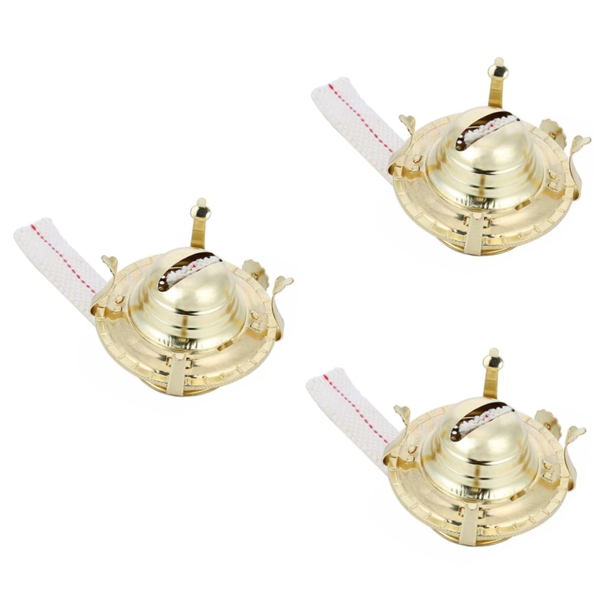 RORPOIR 3sets Kerosene Oil Lamp Burner Replacement Wick Vintage Flame Regulator for Oil Lamp Parts and Accessories Wick Holder for Home Lighting