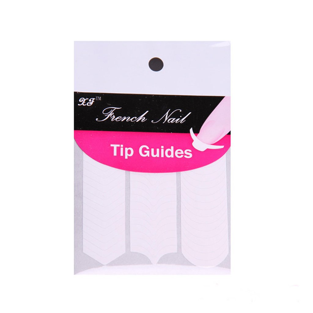 French Manicure Nails Guide Sticker Nails Tip Guides Decals Adhesive Manicure Template Stickers for Art Designs Art Stickers Strips