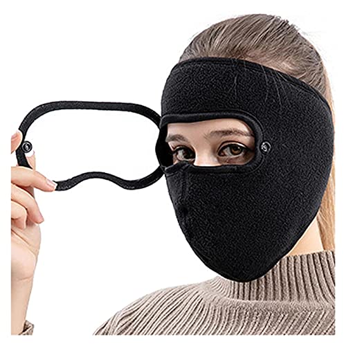 Winddicht Antidust Gezichtsmasker, Fietsen Ski Ademend Maskers Fleece Face Shield High Definition Anti Fog Goggles Hood… - Image 5