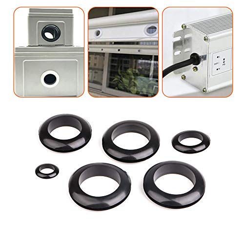 Ohaha 260Pcs Rubber Grommet Assortment Wiring Coil Wire Gasket M3 / M4 / M5 / M6 / M8 / M10 / M12 #TOP4