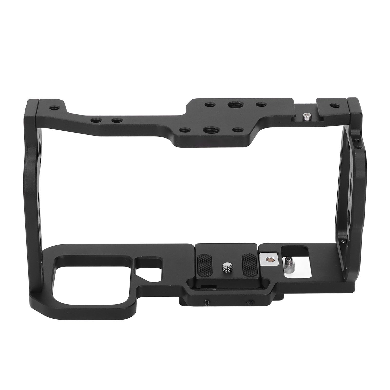 Dioche Jaula para Cámara de Cine, Jaula Completa para Cámara BMPCC 4K/6K - Plataforma de Aleación de Aluminio Duradera con Función de Liberación Rápida, Múltiples Orificios de Rosca de 1/4 y 3/8,