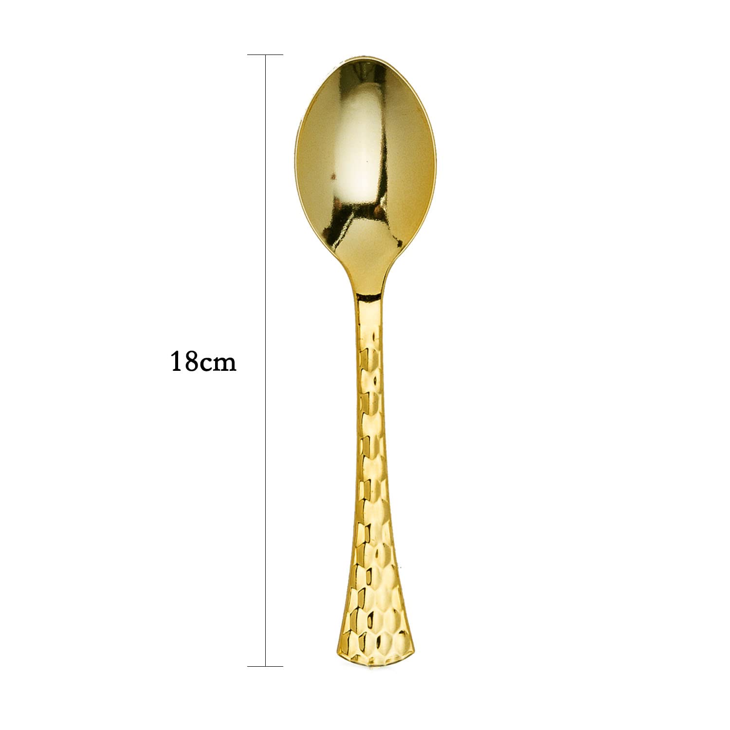 Set Posate in Plastica Resistente 120 Pezzi Oro Decor Decorline