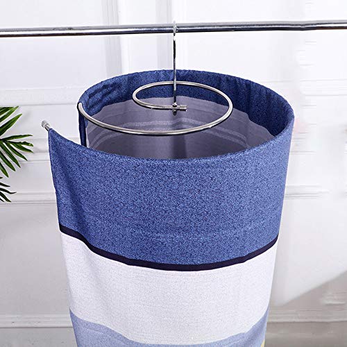 Urijk Étendoir Spirale Multifonctions Cintre en Acier Inoxydable sauf l'espace carré Ronde hexagone pour l'extérieur de Stockage Hanger Balcon Intérieur (Rond,diamètre 40 * 43 cm) Cover