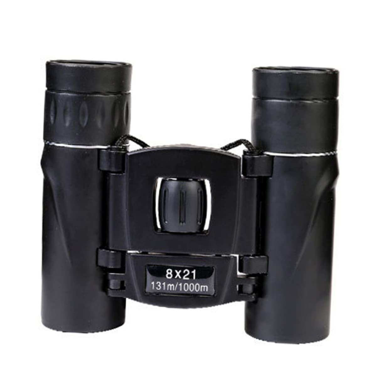 Artibetter 2piezas Binoculares Compactos Plegables Impermeables Senderismo Camping y Conciertos Telescopio De Mano Portátil Negro