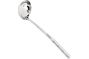 Viking Kitchen Utensils | Ergonomic Stainless Steel Deep Ladle w/ Stay-Cool Handle