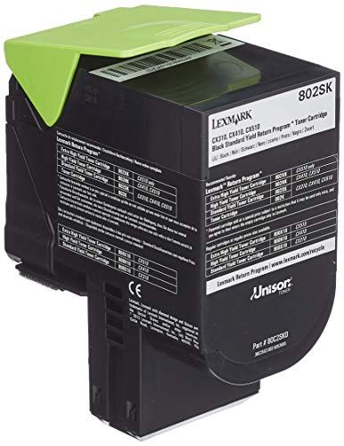 Preisvergleich Produktbild Lexmark 80C2SK0 Standard Capacity Toner Cartridge, schwarz