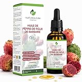 ACEITE DE SEMILLAS DE HIGO CHUMBO ORGÁNICO, Puro y natural, prensado en frío - extra virgen - cuidado nutritivo de la piel, la cara y el cabello. Vegan 30 ml