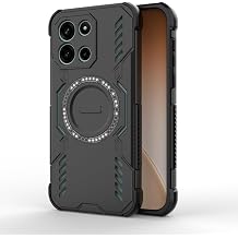 Case Cover for OnePlus Nord 6 6G / OnePlus Nord6 6G 6.78" Inches Shockproof Armor Rugged Slim Mobile Phone Shell, Magnetic TPU, 360 Protection, Wireless Charging - Black