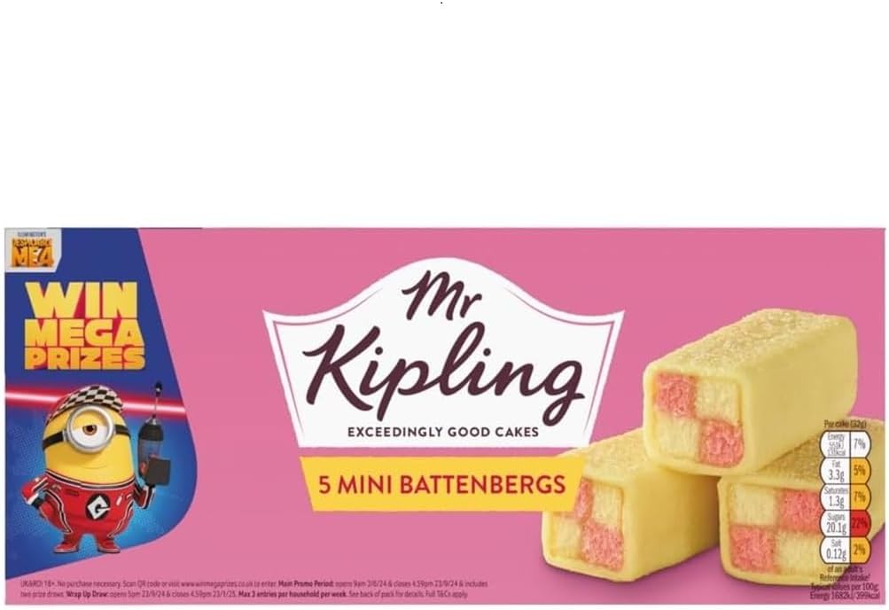 Mr Kipling Mini Battenbergs 5ea