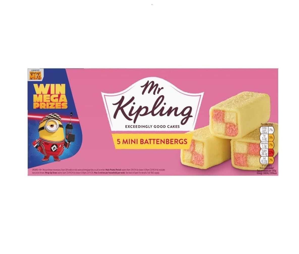 Mr KiplingMini Battenbergs, Pack of 5