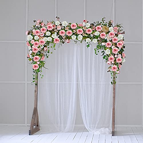 50pcs Mini Pink and White Roses Artificial Flowers Bulk, 1.6" Small Silk Fake Roses Flower Heads for Decoration, Crafts, Wedding Centerpieces Party Home Decor by Kesote - Image 4