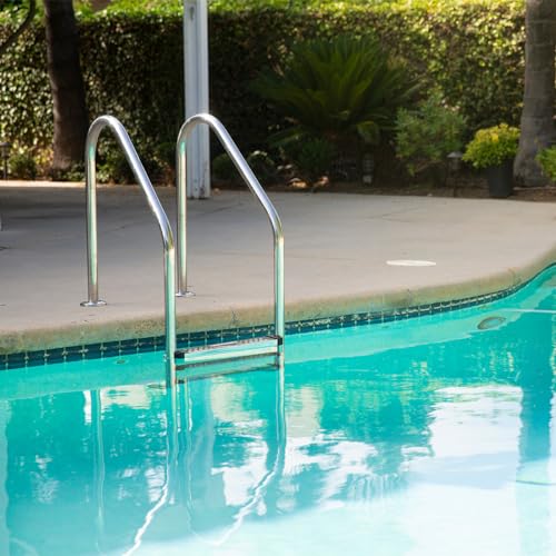 image for XtremepowerUS XtremepouwerUS 3-Step Swimming Pool Ladder, Non-Slip Ste