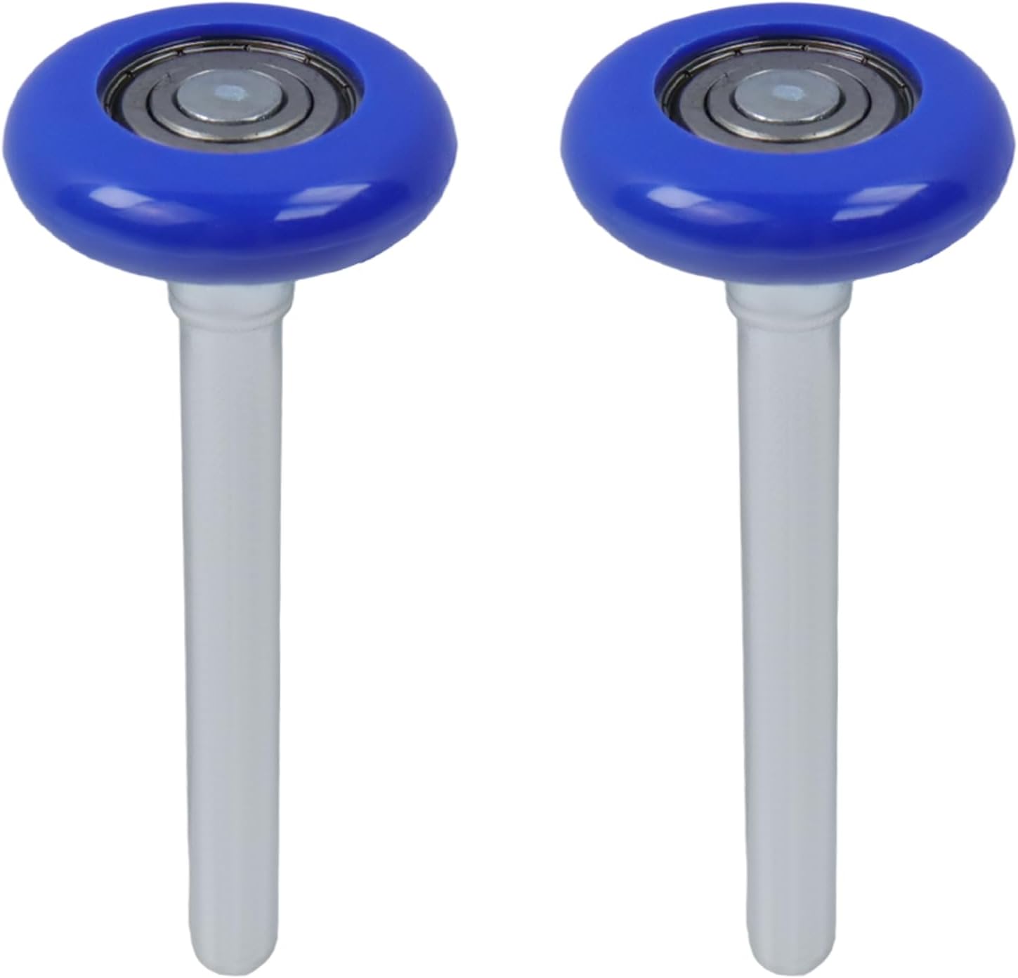 MY MIRONEY 24 Pack Garage Door Roller Heavy Duty Nylon Door Wheels Replacement Quiet Garage Rollers, 6200ZZ Bearing Door Roller, 1.81" Nylon Wheel, 4.33" Stem, White