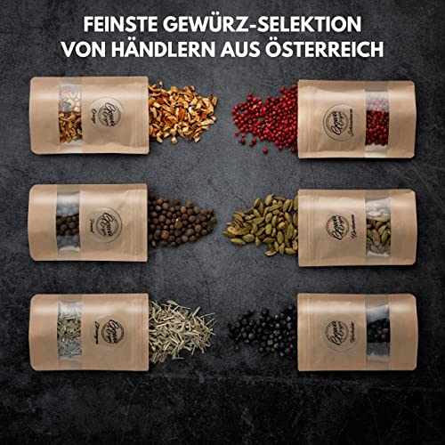 Foto von Premium Gin Gewürze I Gin-Botanicals für Gin Tonic, Cocktails oder auch zum Kochen I Gin Geschenkset Männer I Gin Zubehör (6er Premium Botanicals)