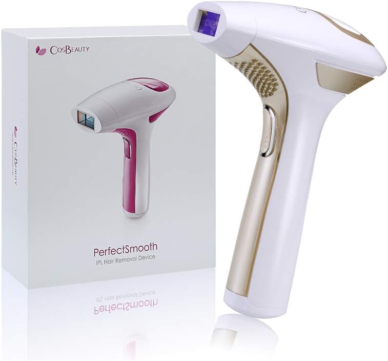 COSBEAUTY IPL Hair Removal for Women Men, Face&Body painless Hair Removal Home Use Device, FDA cleared(Gold)