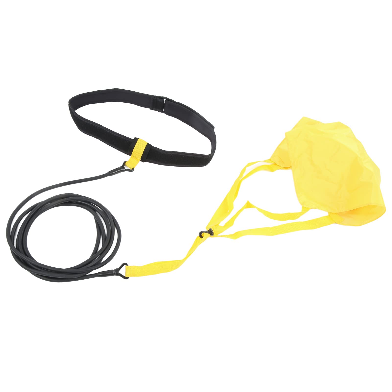 Paracaídas de natación Cinturones de Entrenamiento de natación sellados Ajustables con Resistencia Látex orgánico Recubierto de Neopreno Nylon Equipo de construcción de Fuerza