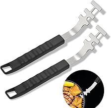 Barbecue Grill Lifter, Heavy Duty Grill Lifting Gripper, Non-slip Ergonomic Grip, Barbecue Accessory, Camping Tools