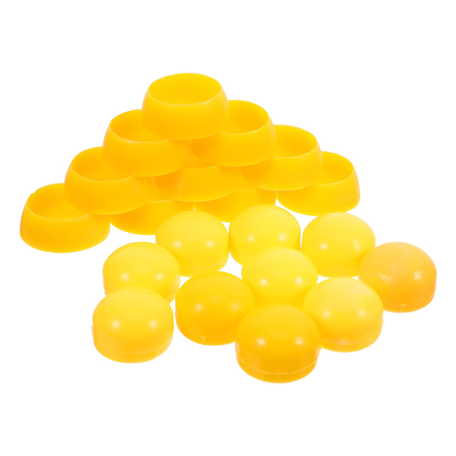 QianShi 30 tappi per dadi per parco giochi, attrezzature per parchi giochi, dadi in plastica, tappi per bulloni per esterni, accessori di ricambio, accessori per scivoli, parti di ricambio (giallo)