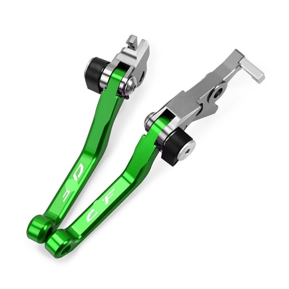 Mlioju A Pair Green Motorcycle Clutch Lever For Crf250l Crf250ｍ Crf250l(S) Crf250rl Crf300l Crf250 Rally Pit Dirt Bike Pivot Foldable Brake Clutch Levers