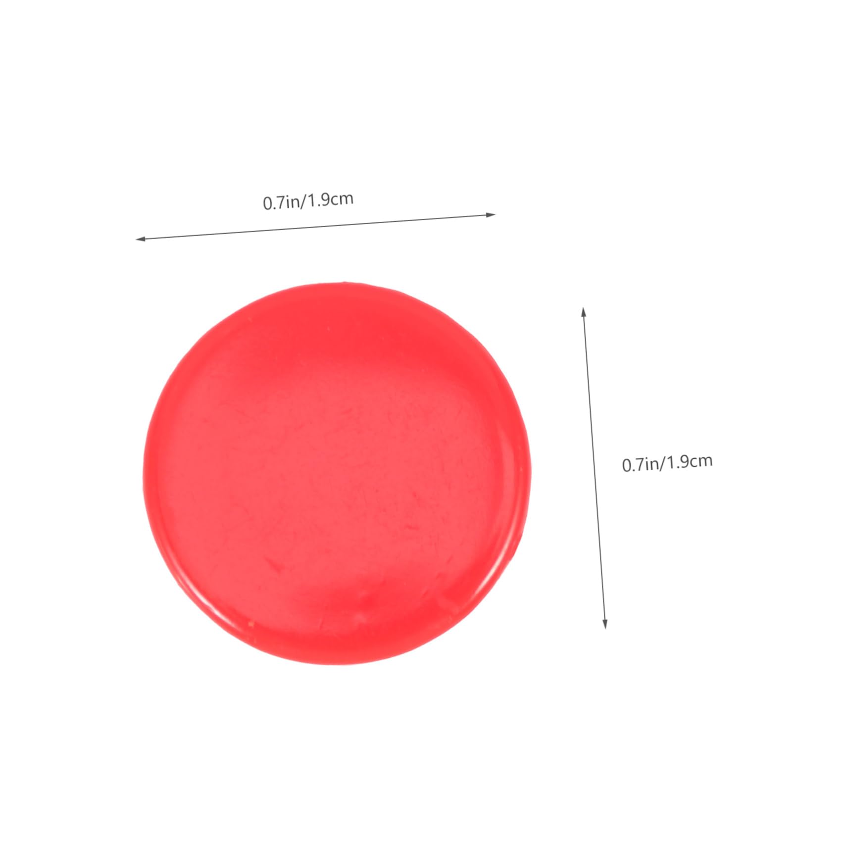 SUPVOX 100pcs Bingo Chips Counting Pieces for Games Educational Math Teaching and Gambling Accessories Fun Transparent Design for Adults