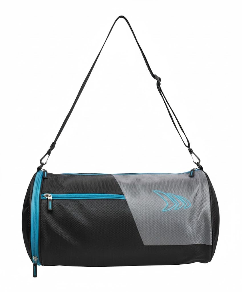 MAYOR PowerX Gym Bag Duffle Bag with Shoe Compartment Sports Gym Bag Travel Bag (Blue, Kit Bag)