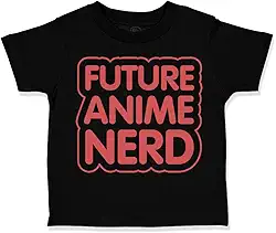 Camiseta infantil personalizada Future Anime Nerd Funny Humor Algodão Roupas para meninos e meninas